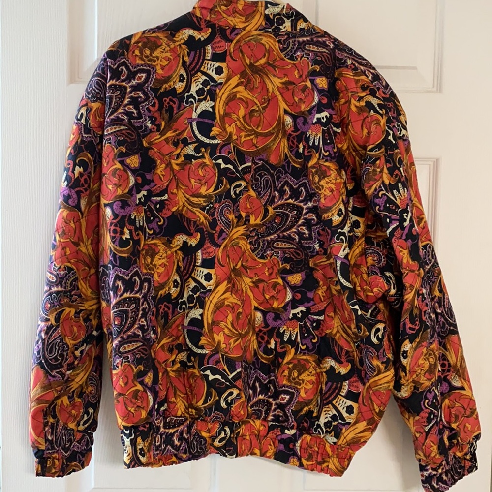 Cool Pattern Bomber Jacket Coat - image 2